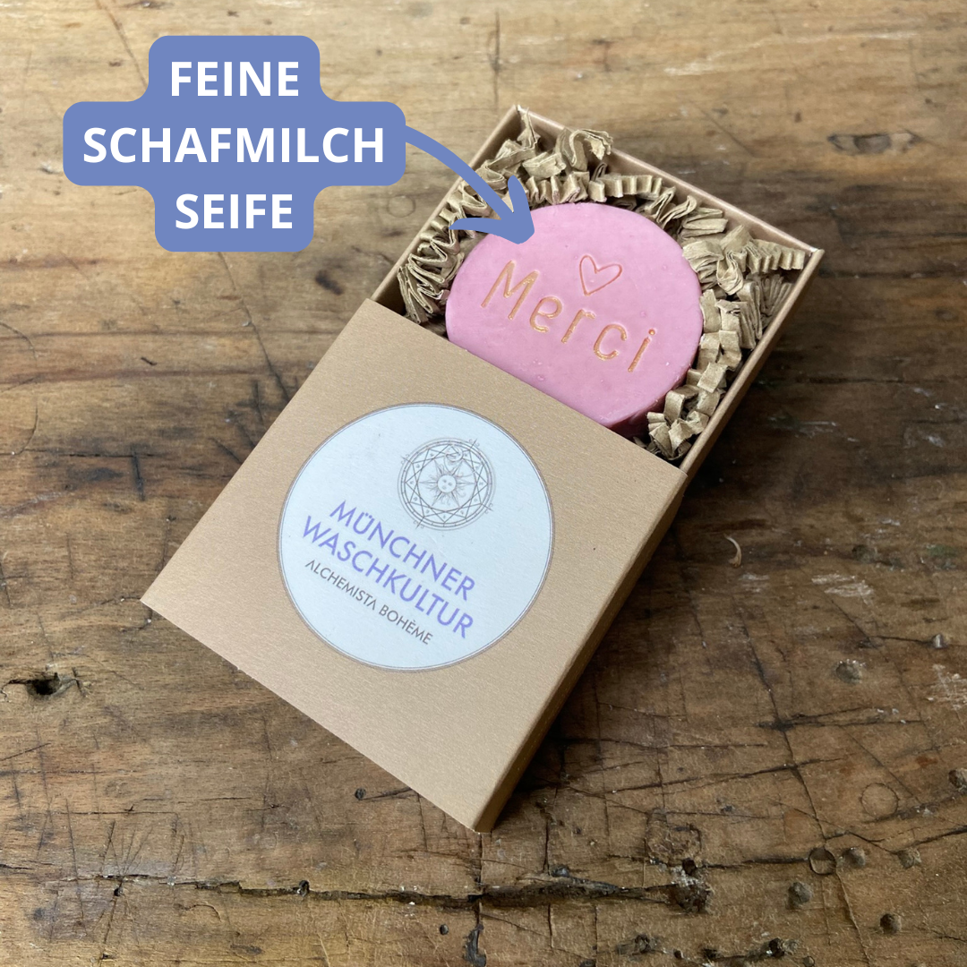 Merci - Ein kleines Dankeschön - Feine handgemachte Schafmilchseife
