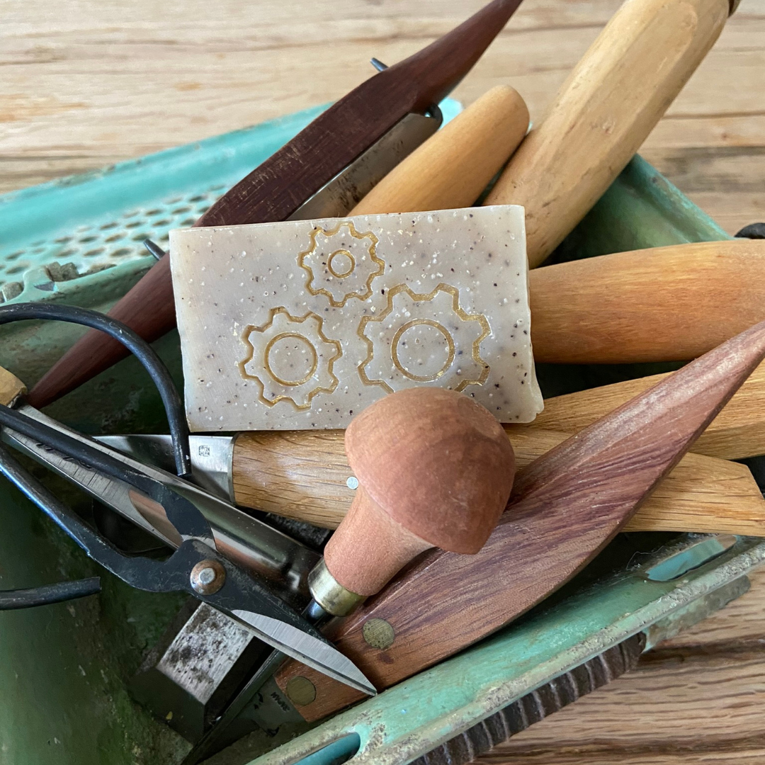 Schaumiger Gsell - Handwerkerseife mit feinem Kaffee-Peeling