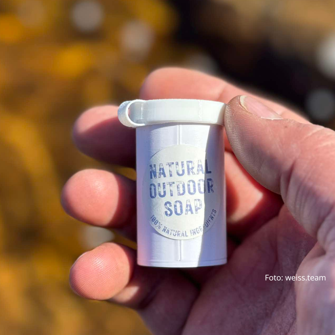Natural Outdoor Soap - Pocket Seifenstreuer für unterwegs