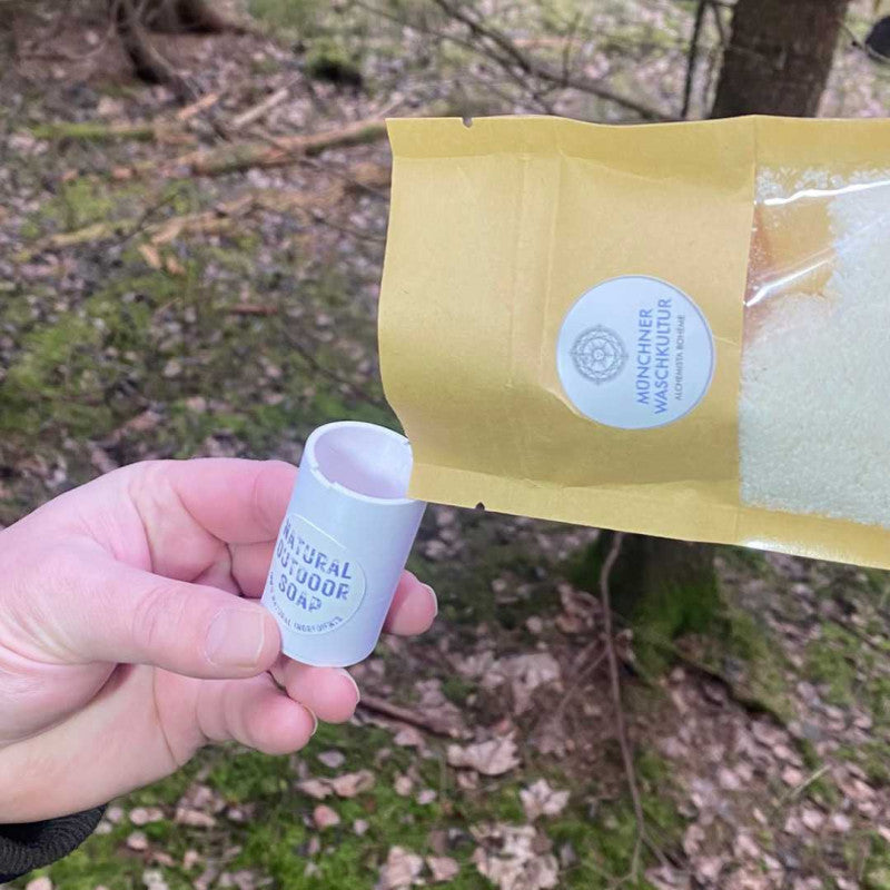 Natural Outdoor Soap - Pocket Seifenstreuer für unterwegs